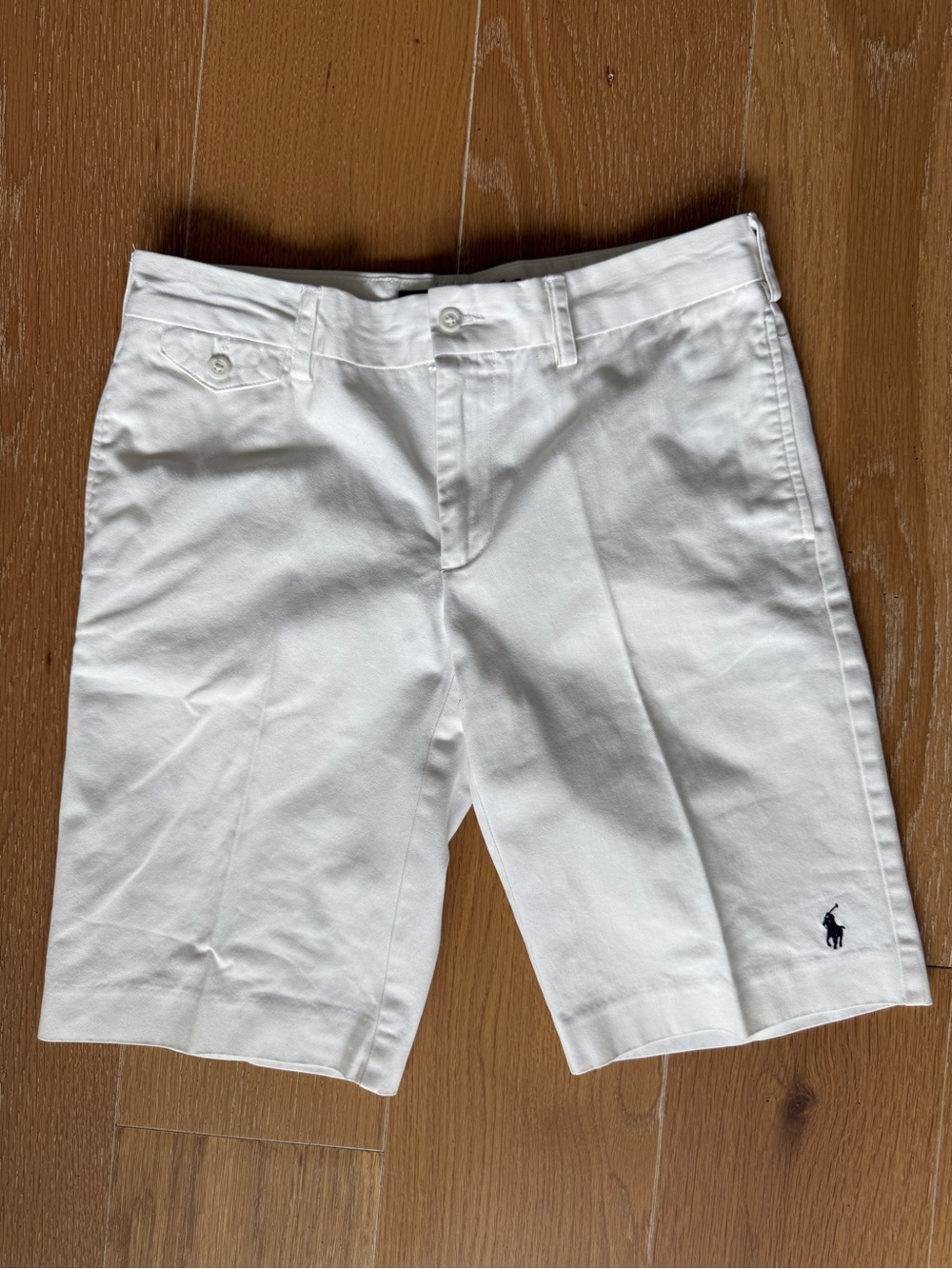 Polo by Ralph Lauren White Cotton Chino Shorts - size 6